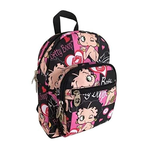 Betty Boop Canvas Mini Backpack Multicolored