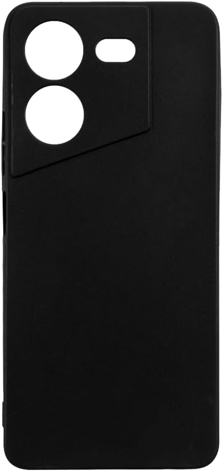 Protective Case for Tecno Pova 5 - Black | 6.78" Slim Shockproof Bumper Back Cover Anti-Scratch Flexible TPU Shell, Grip-Friendly