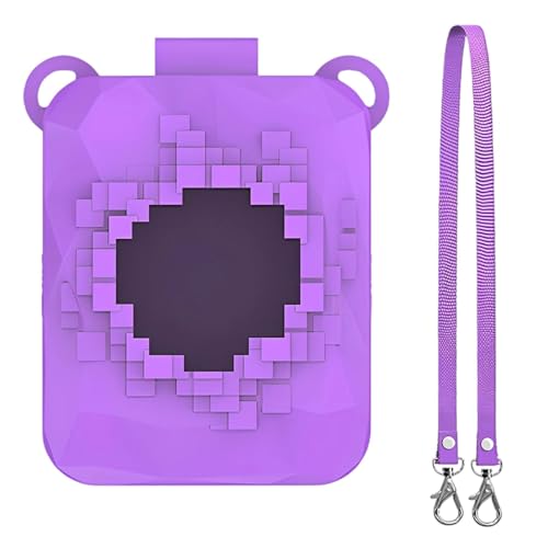 Purplesilicone Case Washable Protective Portable Holder with Lanyard for Bitzee Magicals Interactive Ioy Digital Pet New 2025 High Reliable Electronic Component