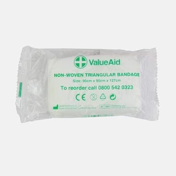 Value Aid Non-Woven Triangular Bandage - Single