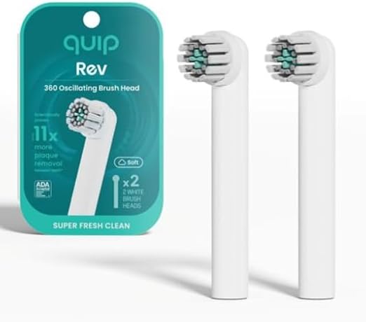 quip Rev 360 Oscillating Electric Toothbrush Head