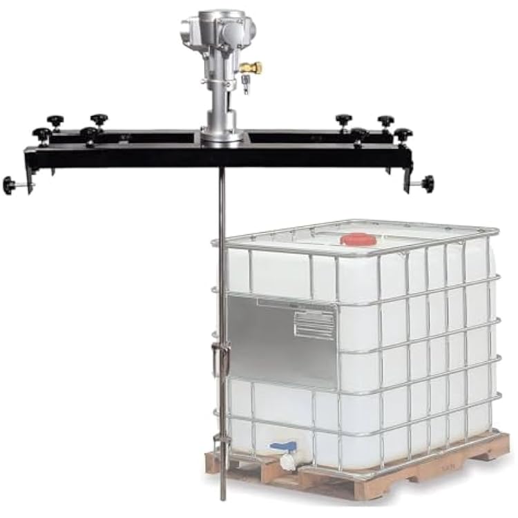 Air Agitator, Electric Tank Mixer Machine 12HP, No Load RPM: 0~2500RPM, Pneumatic Bracket Mixer, Paint Stirring Machine BracketLarge5cylinders