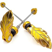 ONIPAX Leaf-Shaped Bike Quick Release Skewer Front & Rear Set for MTB, Road Bike