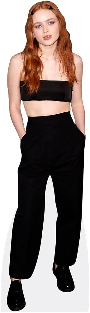 Celebrity Cutouts Sadie Sink (Black Outfit) Mini Size Cutout
