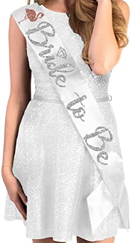 Bride Gifts - Bridal Shower Sash - BRIDAL GRADE SATIN Bride Sash - Bachelorette Party Supplies