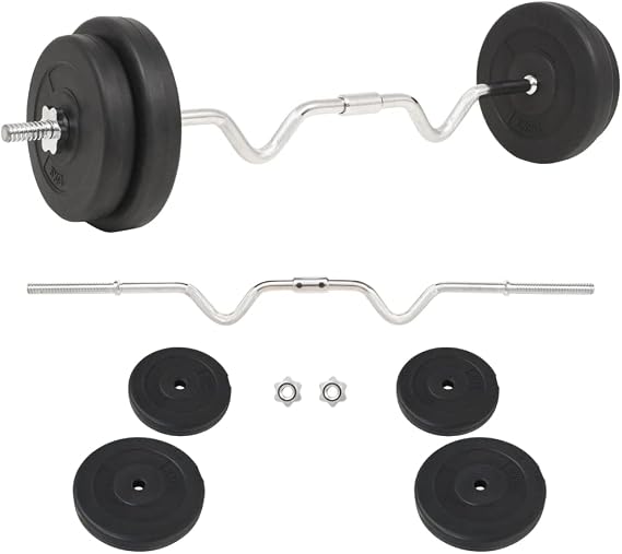 Adjustable Barbell and Dumbbell Set, Weights Set, Dumb Bells Weights Set For Home Gym, Barbells Weights For Exercises, Dumbbells weights Set With Connector