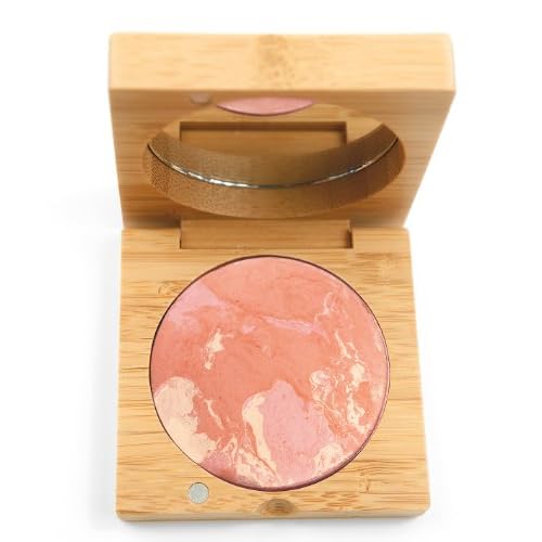 Antonym Cosmetics Baked Blush for Cheeks Face Powder Makeup Wrinkle Defying Minimize Fine Lines Pores Mattifying Sun Kissed Tan Contour Peach
