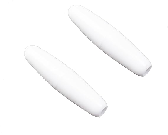 5.2mm Plastic Guitar Strat ST Tremolo Arm Tips Whammy Bar Caps for American/Mexico Stratocaster Electric Guitar, White (2 Pieces)