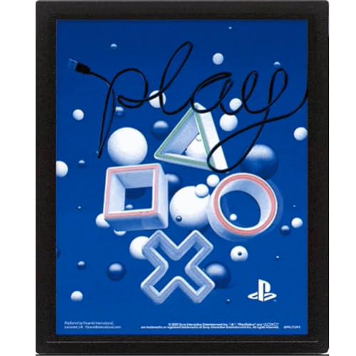 Playstation - Poster 3D Symbols