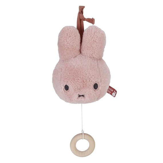 Miffy Fluffy Musical Pulldown, Pink