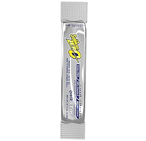 Sqwincher Zero Qwik Stik - Sugar Free Electrolyte Powdered Beverage Mix, 50 Count Bag, 2 Pack (100 Sticks Total) (Cool Citrus)