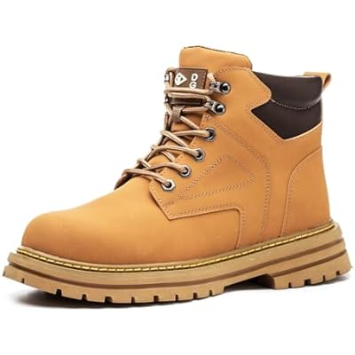 Steel Toe Boots for Men Comfortable Mens Work Boots Lightweight Safety Construction Shoes Botas De Trabajo Para Hombre