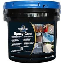 PerformanceDIY Good Full Kit Epoxy Floor Coating- Beige Base with Domino 1/4" Flakes-Light Flake Coverage,Covers 500 sq. ft.-for Garage,Basement, Patio,Commercial Floors,Concrete-Non-Toxic
