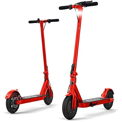 Fiat F500-F10 Electric Scooter 10 RED, 36V 350W Powerful Motor, Easy fold, Long Range Battery, Double Safety Breaking System