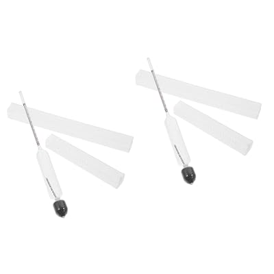 2pcs Lactometer Hydrometer Density Tool for Accurate Measurement for Home and Commercial Use and Design for Lactate Testing