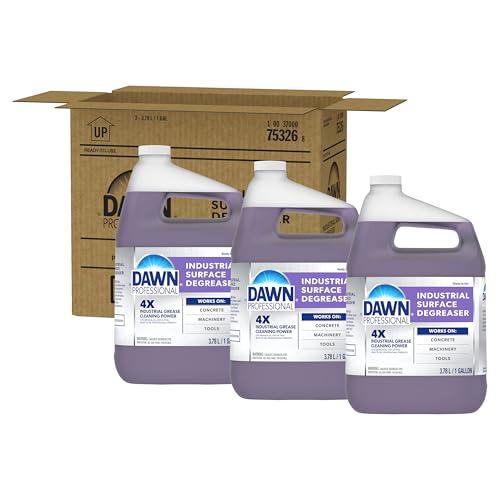 Dawn PRO Industrial Surface Degreaser, Bulk Foaming Spray Refills for Cleaning Grease Buildup in Commercial Kitchens, 1 gal Case of 3