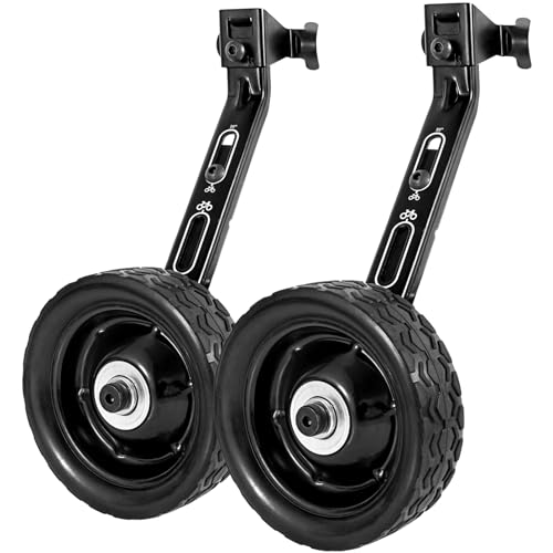 MOSHAY Roll Over Image to Zoom in Bicycle Training Wheels Fits 16 18 20 22 24 inch Variable Bike