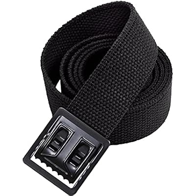Rothco Web Belts with Open Face Buckle, Black, 54
