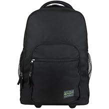 Ecogear Rolling Dhole Laptop Backpack, Black, Wheeled Backpack