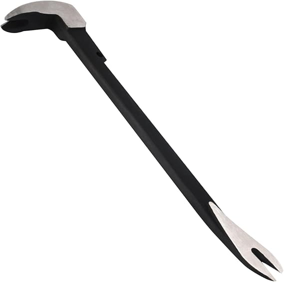 Nail Puller - Flat Pry Bar | Cats Paw Nail Remover | Handy Claw Nail Puller | Hammer Design Crowbar Tool | Carbon Steel Nail Puller | Nail Extractor Tool For Professional Carpenters