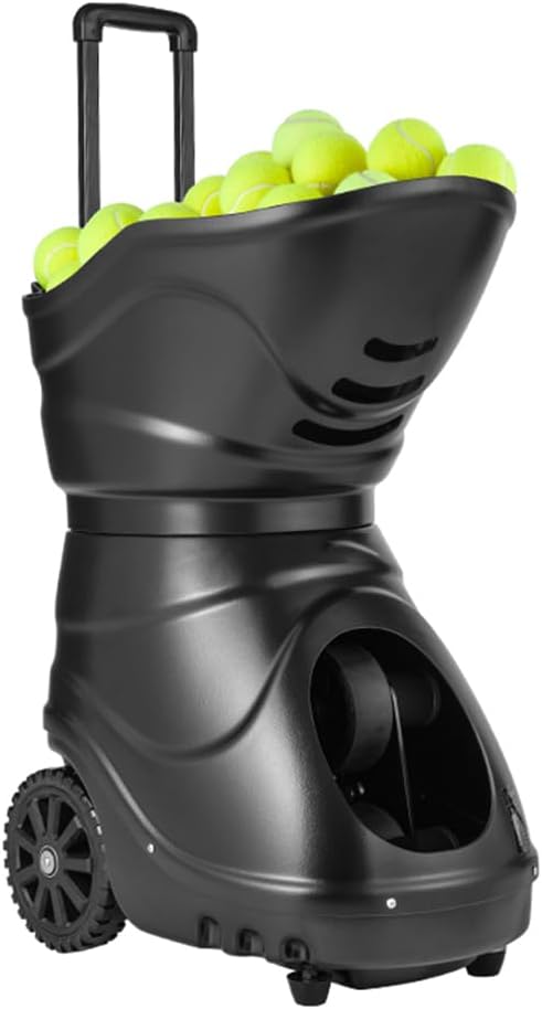 Tennis and Padel Ball Machine - Portable,The Intelligent 35-Point Programming Remote Control Training Equipment,Adjustable Speed & Spin, High Capacity, Ideal for Beginners & Pros
