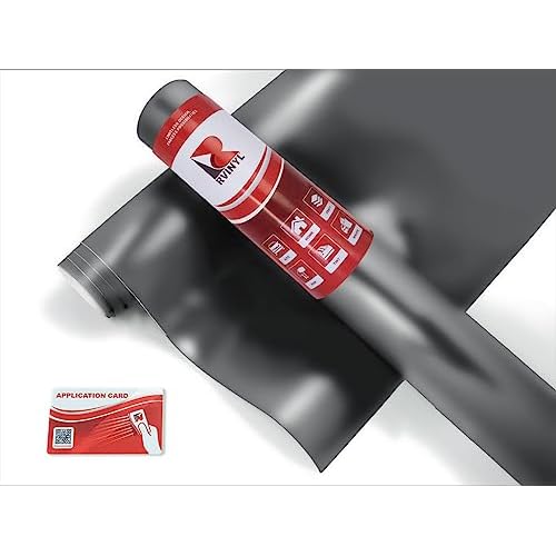 Rwraps Matte Chrome Vinyl Car Wrap Film in Dark Gray Fog Metallic - 5ft x 1ft - Vehicle Sheet Roll with Adhesive Back and Air Release Technology