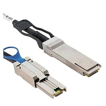 ZHANGLH 1.0M MiniSAS HD SFF-8088 to QSFP SFF-8436 S*A*S Copper Passive Cable Adapter for NetApp
