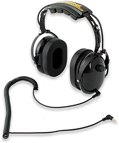 Rugged NASCAR Over The Head Headset for Race Fan Racing Radios Electronics Communications Connects to Scanners