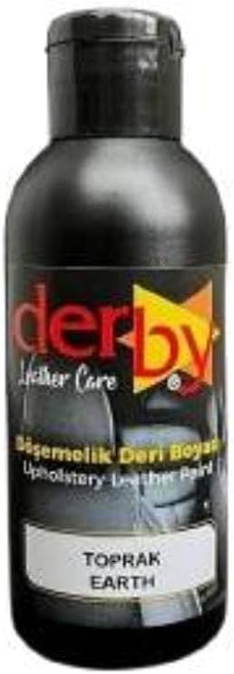 Derby Deri Döşeme Araç Direksiyon ve Koltuk Boyası 100 ML Toprak