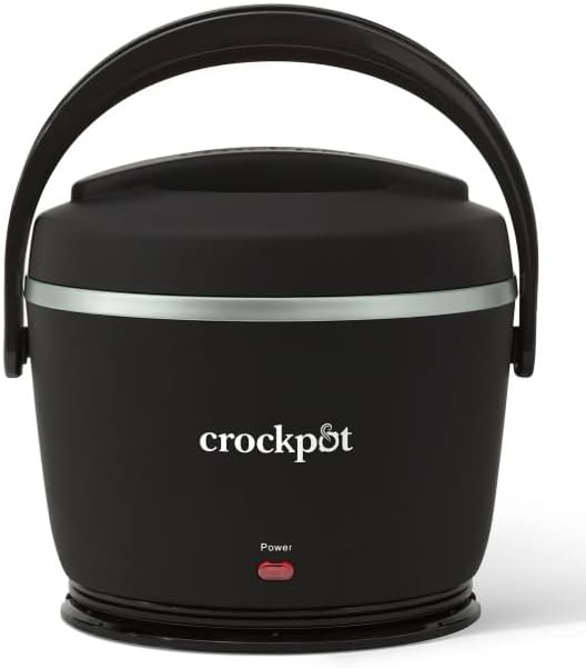 Crock-Pot Lunch Crock Food Warmer 20 oz, Moonshine Personal Portable Dishwasher-Safe Black
