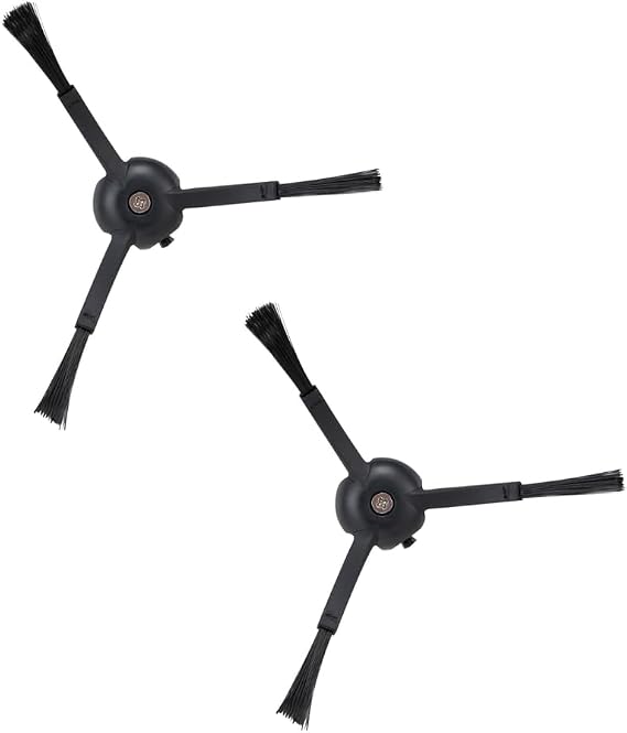 roborock サイドブラシ 交換用 2本 S8 Pro Ultra、S7 Max Ultra、Qrevo、Roborock Qrevo Slim、S7/Q7Max/Q8 Max/S8/Q7/Q5/S6/S5/S4/E5/E4/E3/E2ロボット掃除機、ブラック。