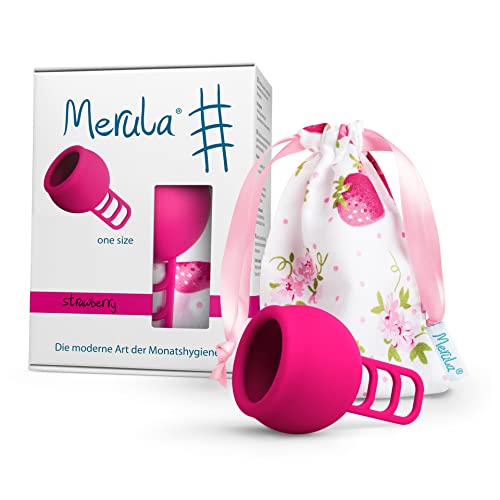 Merula Cup Strawberry Pink - The One-Size Menstrual Cup