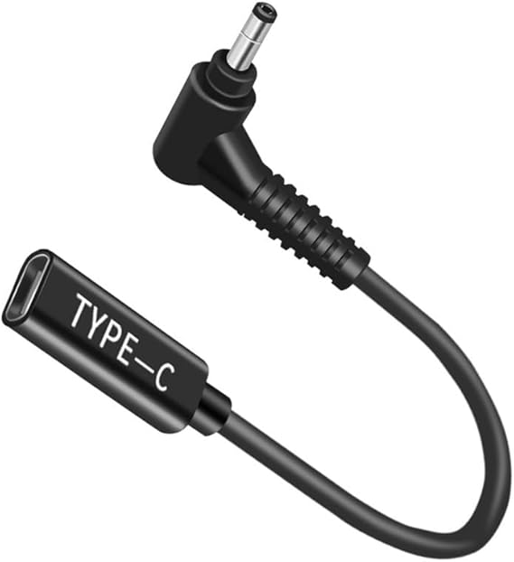 Type C to 4.0x1.7mm 20v Cable, Male to DC Female 12V 19V 20V Adapter, USB C to 4.0x1.7mm Adapter Made for Lenovo Ideapad Yoga Laptop Series