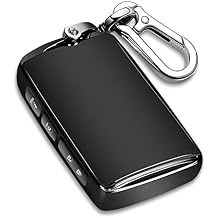 QBUC for Mazda Key Fob Cover,TPU Protector Key Holder with Keychain for 2019-2021 Mazda 3,for 3 Hatchback,for 2020-2021 CX-5,CX-30,CX-9,CX-12 3-4-Buttons Smart Key(Black)