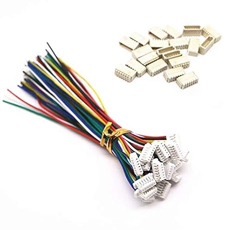 Wire & Cable Connectors 5 Sets Micro JST SH 1.0mm 6-Pin Female Connector with Wire and Male Connector