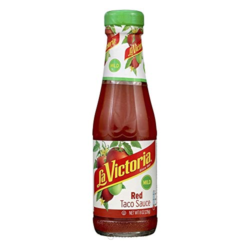 La Victoria Mild Red Taco Sauce, 8 Ounce Pack of 12