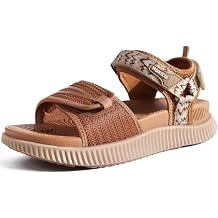 KuaiLu Womens Orthopedic Walking Sandals Ladies Recovery Sport Thick Athletic Cushion Outdoor Hiking Water Sandles Adjustable Strap Sandals with Comfortable Plantar Fasciitis Arch Support