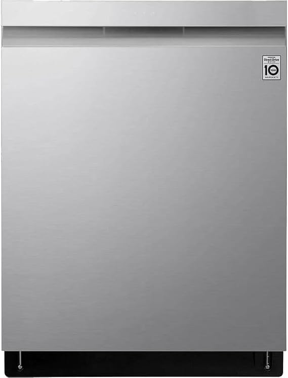 LG LDP6810SS 24" Top Ctrl Dishwasher, 44 dBA, 3rd Rack, TrueSteam, ThinQ