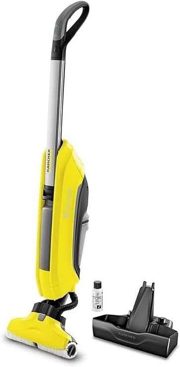 Karcher FC 5 Cordless Hard Floor Cleaner - Electric and Wireless Floor Cleaner for 60 m2 - Effortless Cleaning in One Step