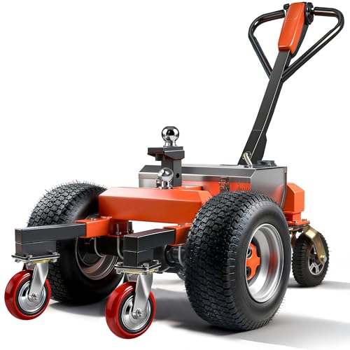 Electric Trailer Dolly Super-Duty with 6Wheel, 7500lbs Max All-Terrain Wheels Electric Trailer Dolly, Adjustable Speed, ReverseDriveBrake Switch, 24Ball Hitch Mount for RVs, Car Trailers, Campers