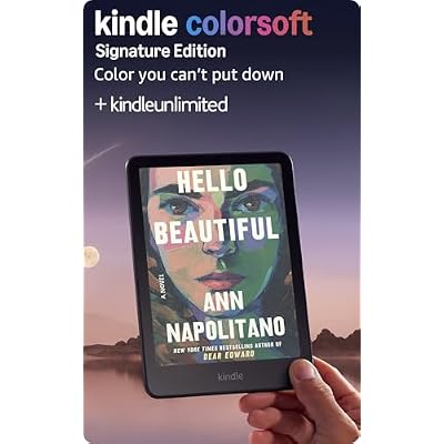 Amazon Kindle Colorsoft Signature Edition 32GB (newest model) With color display, auto-adjusting front light, wireless charging, and long battery life - Metallic Black + 3 months of Kindle Unlimited (with auto-renewal)