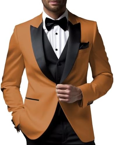 Men Wedding Tuxedo Suit Set Slim Fit 3 Piece Suit Prom Tuxedo Men Formal Business Suits Dinner Party