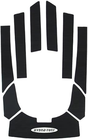 Hydro-Turf Cut Groove Mats Compatible with Sea-Doo GTX 2-Stroke 1996-2002, 1997-2000 GTI (Black)