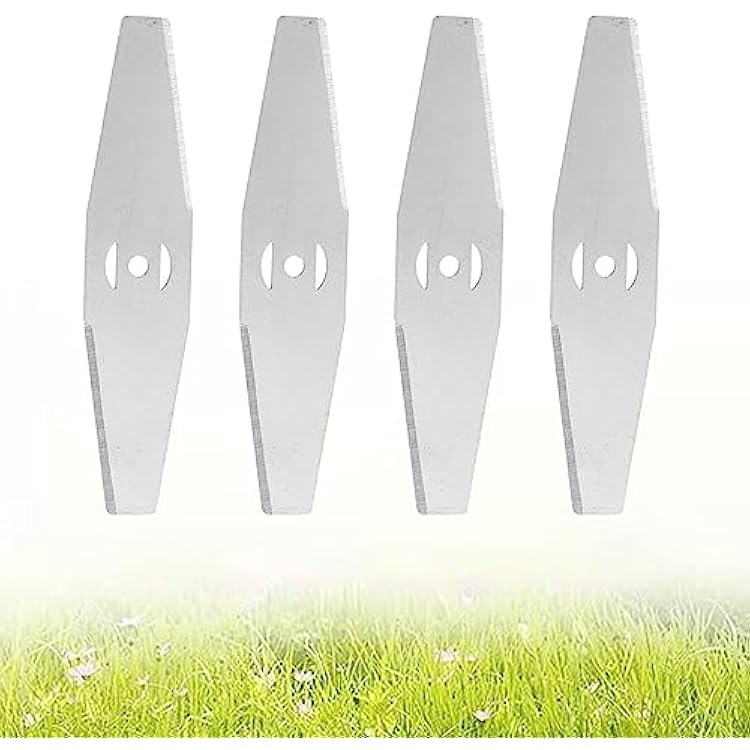 Electric Weed Wacker Cordless Metal Blade, Electric Grass Trimmer Blade Edger Lawn Tool Accessory for Cordless String Trimmer Electric Weed Wacker Battery Powered Weed Wacker Brush Cutter