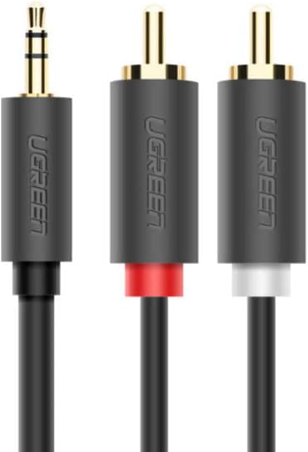 Ugreen 3.5mm AUX RCA Audio Cable, 5 Meters
