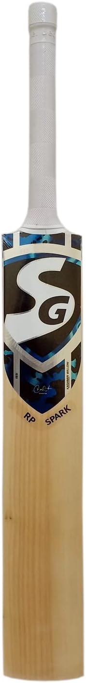 SG Premium Strokewell Classic Kashmir Willow Cricket bat, Made to Play with Leather Ball - Short Handle, Ready to Play,Adult Size (Bat Cover Included)