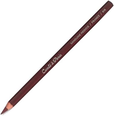 Conte a Paris Round Drawing Pencil - Sanguine Medicis