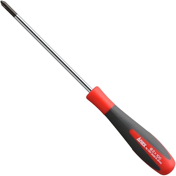 ANEX Screwdriver, Fine Axis, Super Fit +2x100 No.1540-F