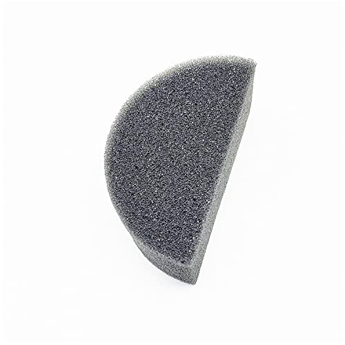 Kraze FX Half Moon Face Paint Sponge - Black 1Pack - Ideal for Painting, Face Painting, Crafts, Pottery, Clay, Watercolors