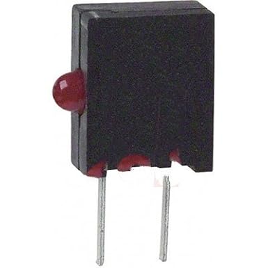 DIALIGHT 555-2003F 1 LED Bulb, RED, 2MM, 5 Volt Forward, LED PCB, 1.9MCD Luminous Intensity, Indicator, Forward Current IF, 2MM Bulb Size, 6 MA, ROHS Compliant, LED MOUNTING Through Hole, 5V